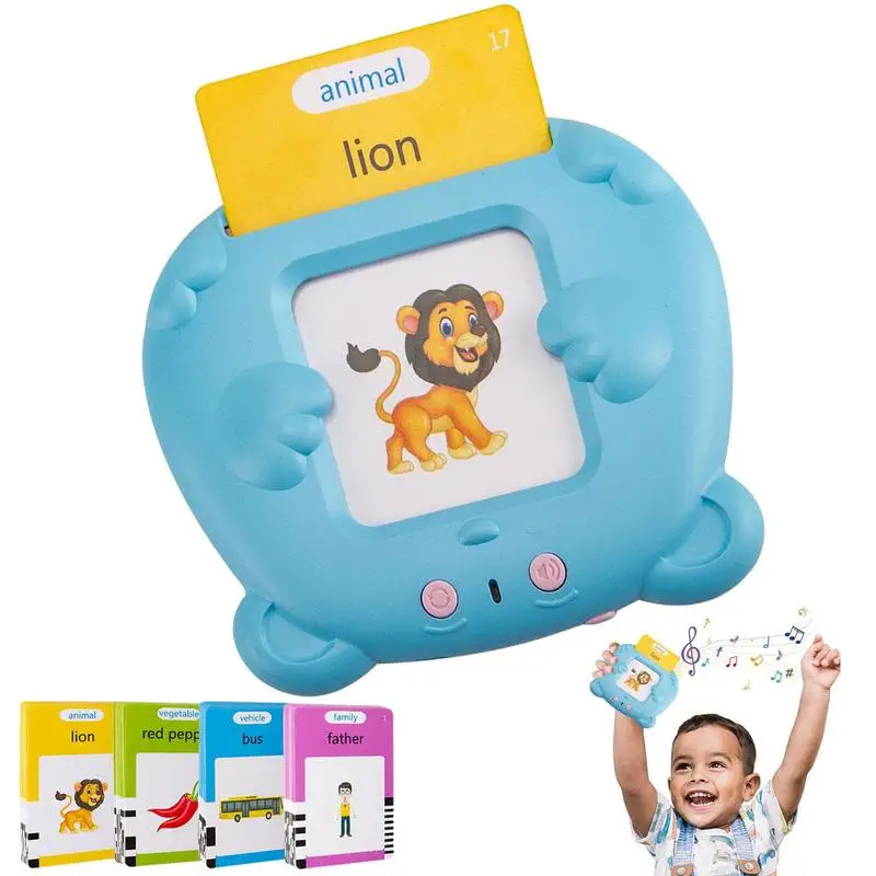 

Early Learning Machine Early Educational Toy With 112PCS Double-Sided Cards Recognition Game Interactive Early Learning