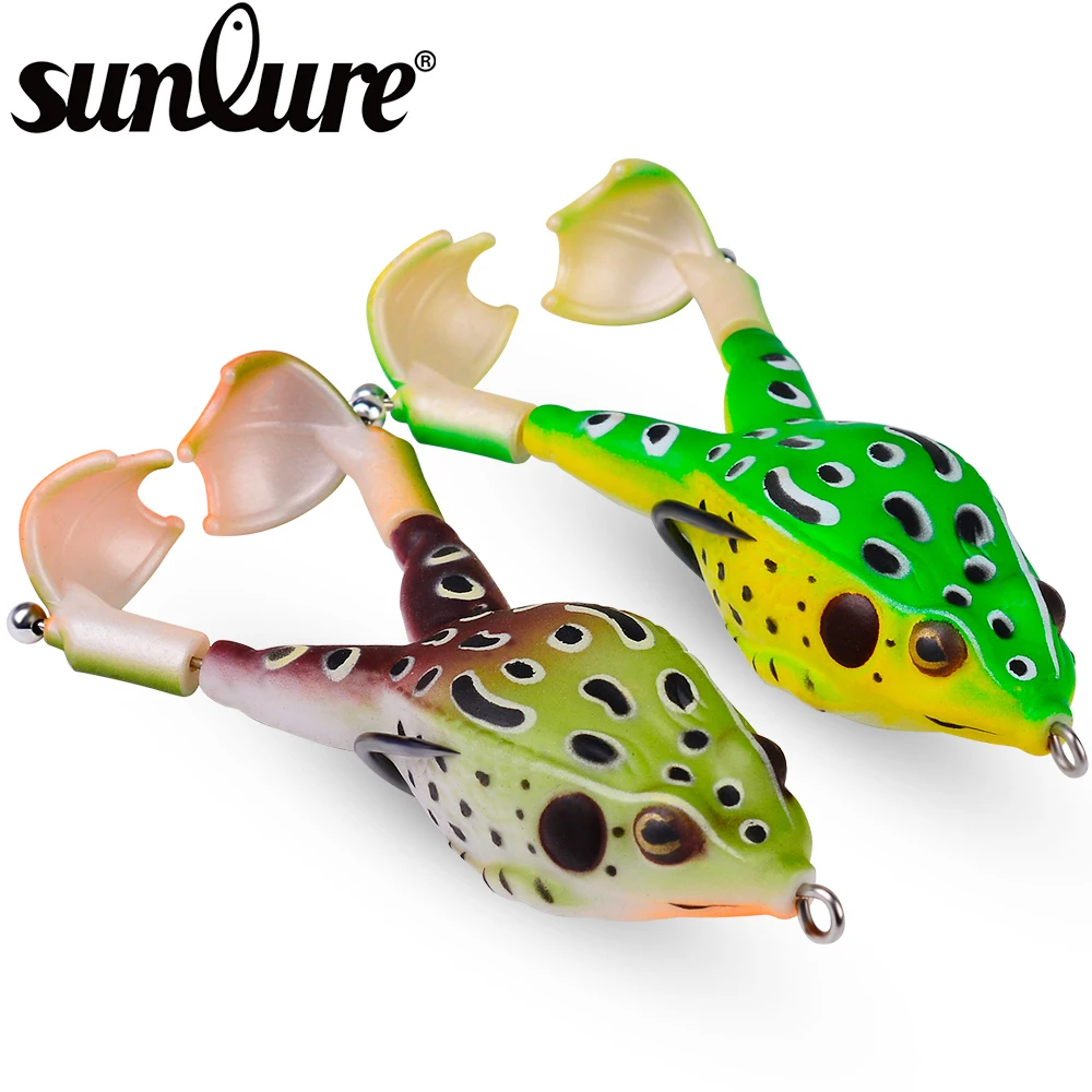 

Sunlure 1 шт. двойной пропеллер лягушка 9,5 см-10,5 г Мягкие силиконовые приманки Шед рыболовные приманки воблеры для джиггинга искусственная прим...
