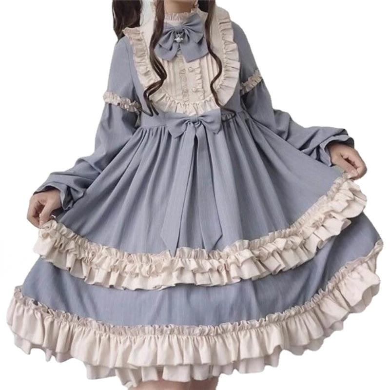 Lolita Skirt Cute Princess Dress Everyday Retro Clothing Girly Dress Vestidos Para Niñas Baby Girl Clothing Formal Dress