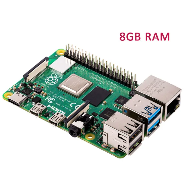 Акция! 100% Оригинальный Raspberry Pi 4 Гб Модель B 1/2/4/8 ГБ ОЗУ новейший чем компьютер pi 3 b 3b