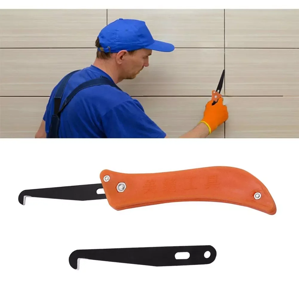 

Professional Gap Hook Knife Wall Floor Tile Repair Tool Old Mortar Cleaning Dust Removal Steel Construction Hand Tools