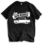 Футболка мужская хлопковая, рубашка с принтом альфа-Ромео Джулия Ti, классическая одежда в ретро стиле, супер-105, 1300