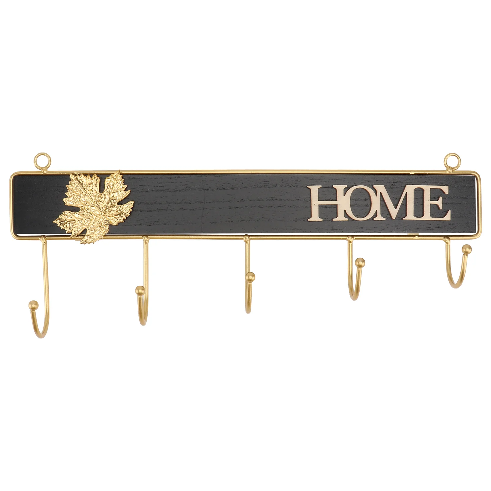 

1pc Nordic Hook Creative Coat Hat Hook Clothing Hanger Decorative Hook (Golden)