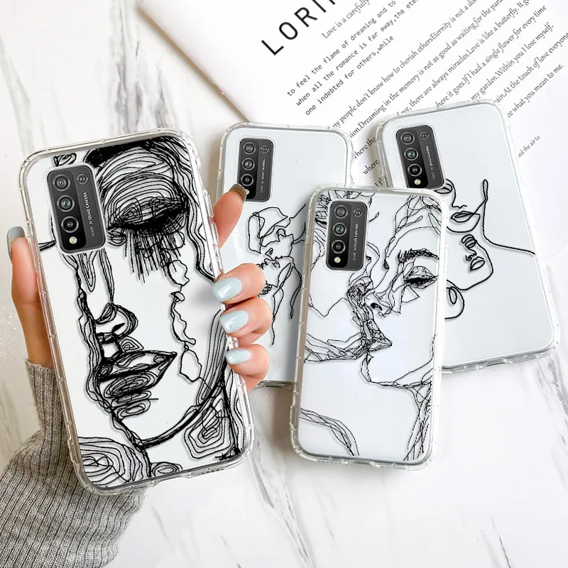 

Case For Huawei P40 Lite Cases Soft Clear Funda Honor 70 5g 50 10X Lite 10i 20i 8X 9A 20 50 P30 Pro P Smart 2021 Z Enjoy Cover