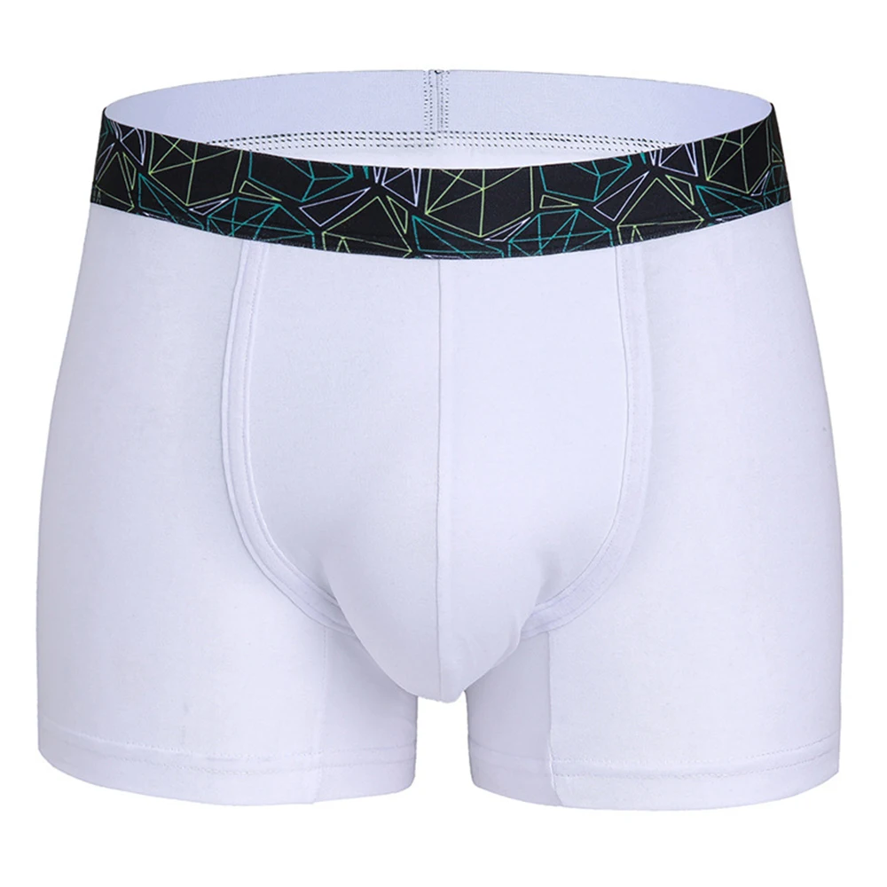 

Men Boxers Panties Bulge Pouch Boxer Pure Cotton Multicolor Breathable Underpants Skin-Friendly Underwear Calzoncillo Hombre