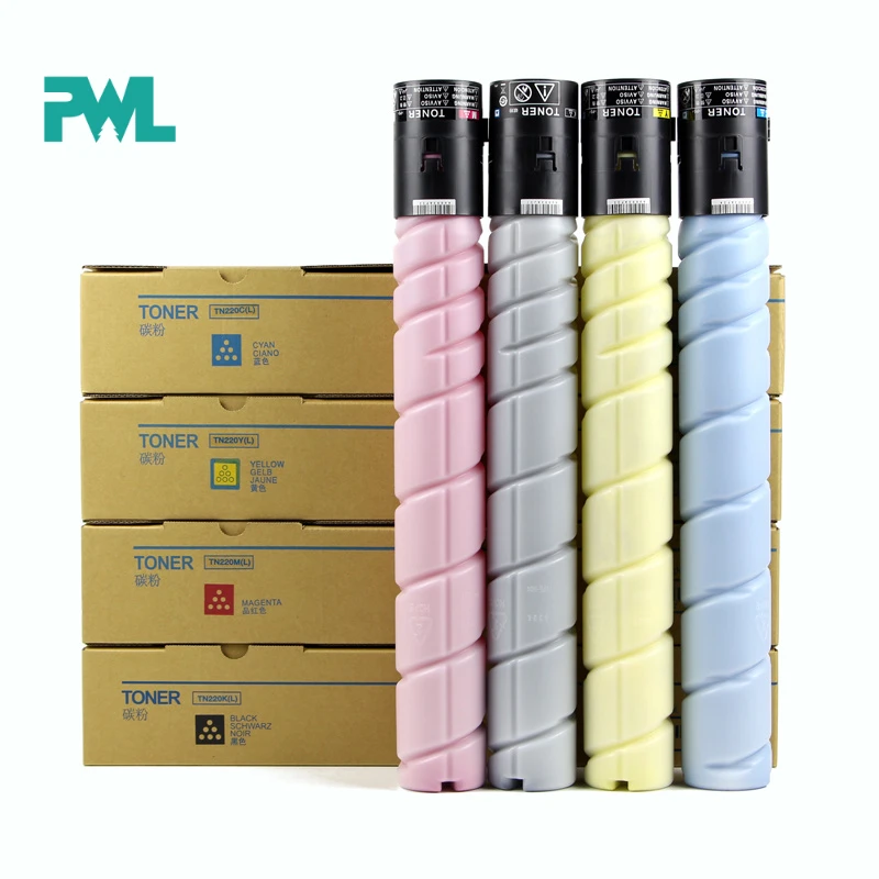 

1PC TN 220 TN220 Toner Cartridge Compatible For Konica Minolt Bizhub C221 C281 C221S C7122 C7128 Printer Supplies