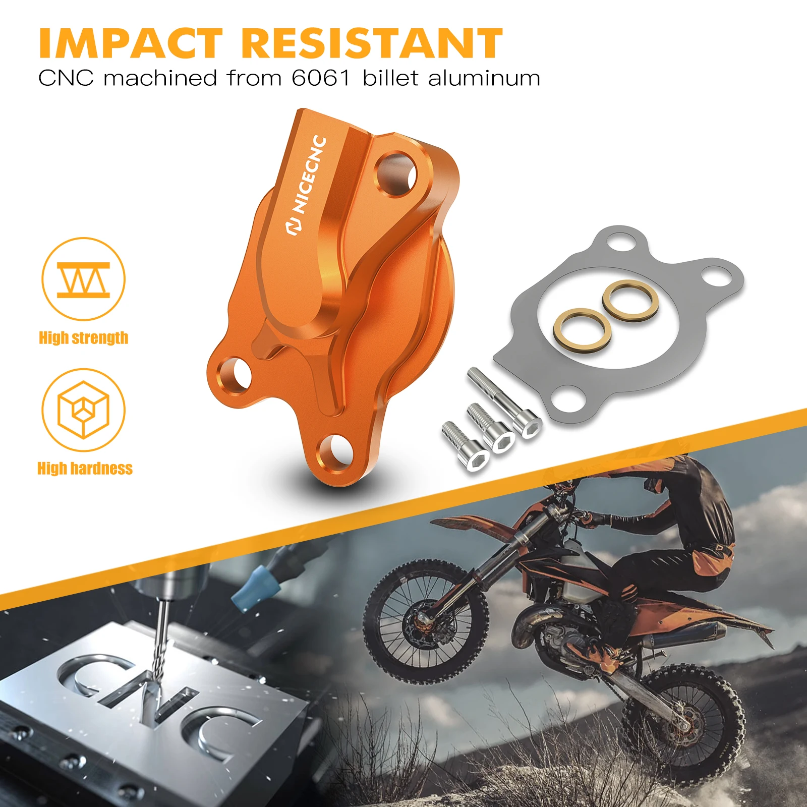 Рабочий Цилиндр Сцепления Мотоцикла NICECNC CNC для KTM 125 150 250 300 350 EXC EXCF SX SXF XC XCF XCW XCFW TPI