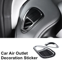 car air outlet stainless steel decoration cover for mercedes smart fortwo forfour 453 interior modification accessories