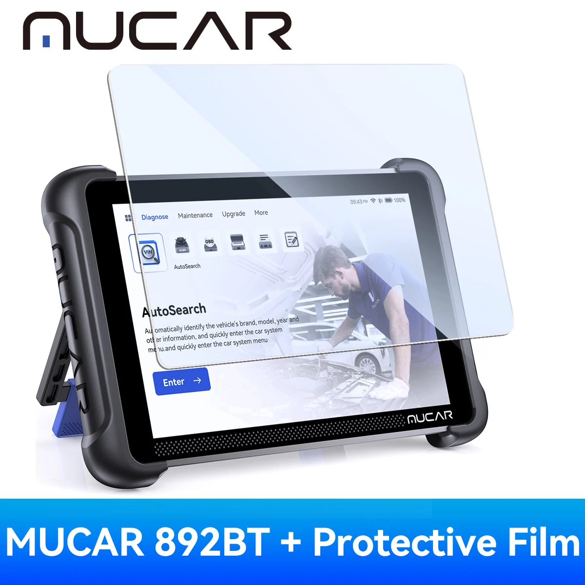 

Бесплатное пожизненное обновление MUCAR 892BT OBD2 диагностический инструмент со видеоприцелом все системы диагностики кодирование ЭБУ двунаправленный CANFD DOIP