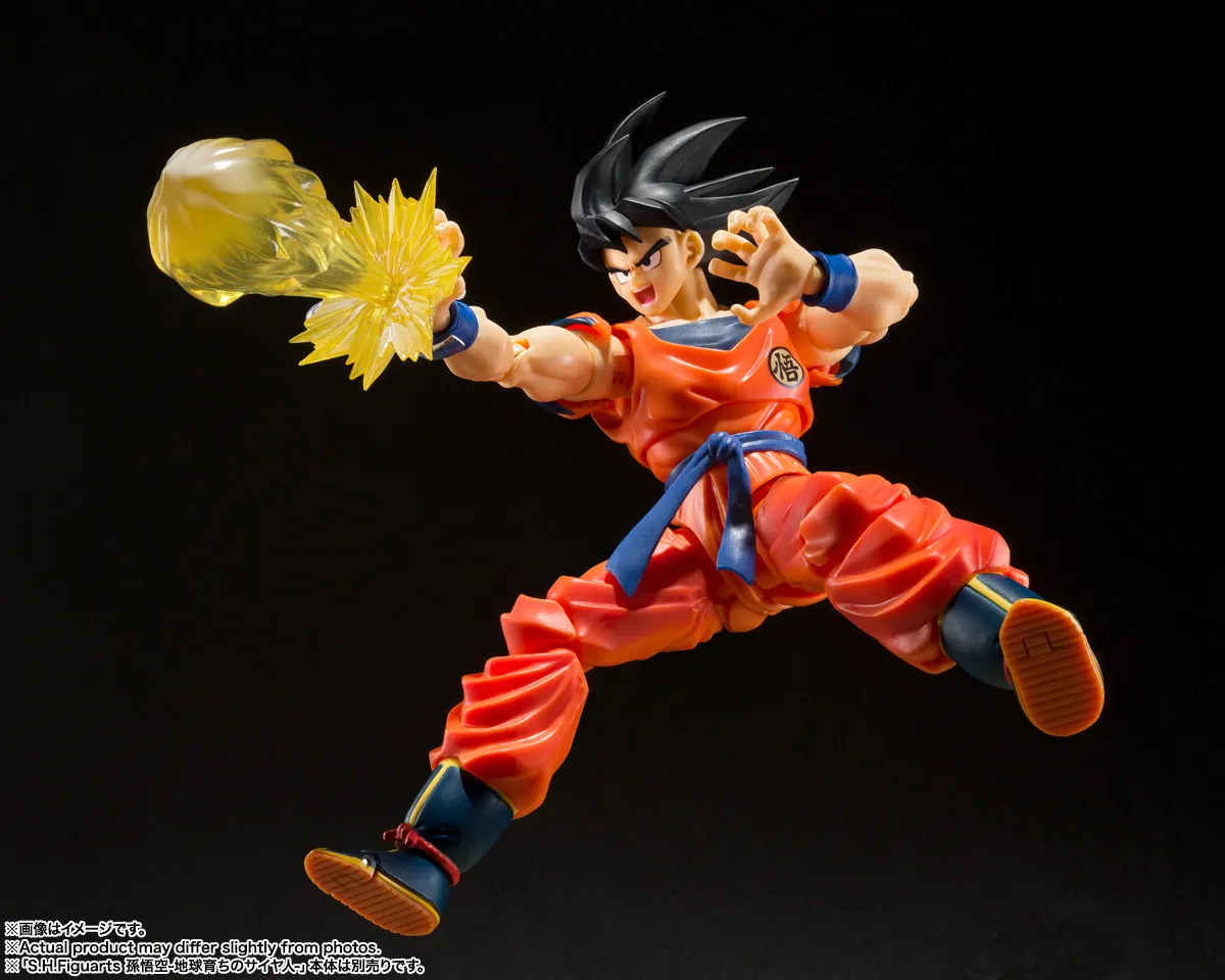 Фото Фигурка Bandai S.H.Figuarts Dragon Ball Сон Гоку (Саян) с набором эффектных элементов. В наличии. |   Фигурка для сборки |   Коллекционный предмет |   Подарок для мальчиков №2