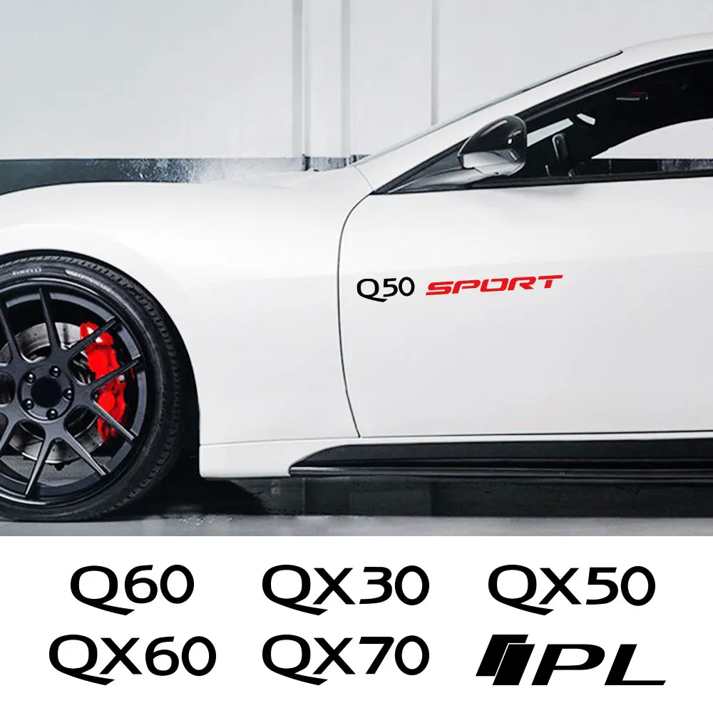 Наклейка для декора кузова автомобиля Infiniti Q50 Q60 IPL QX60 QX70 QX50 QX30 Q30 QX80 Q70 Спортивная