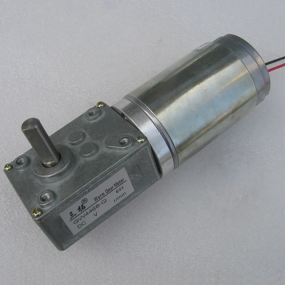 GW4468 DC12V 24V DC матовый червячный мотор-редуктор