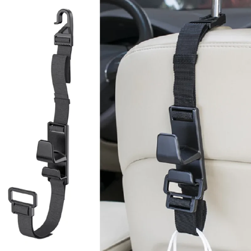 

1 Piece Universal Car Seat Back Hook Adjustable Auto Fastener Clip Grocery Bag Hanger Holder Car Headrest Hanger