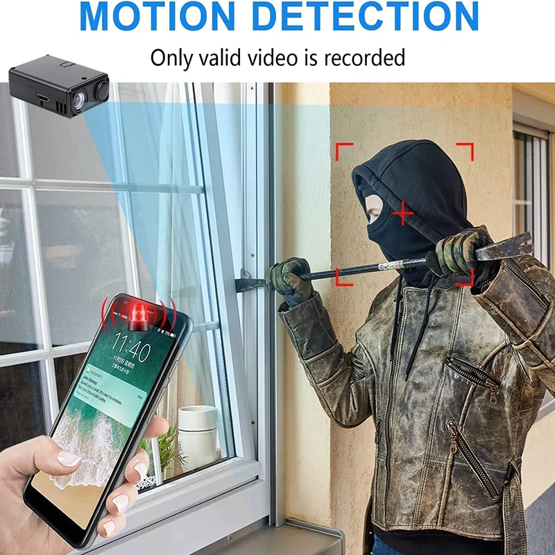 Фото 4K WiFi-камера видеонаблюдения с резервным аккумулятором, слотом для TF-карты, беспроводная внутренняя камера для дома, обнаружение движения, двусторонняя аудиосвязь, ночное видение №2