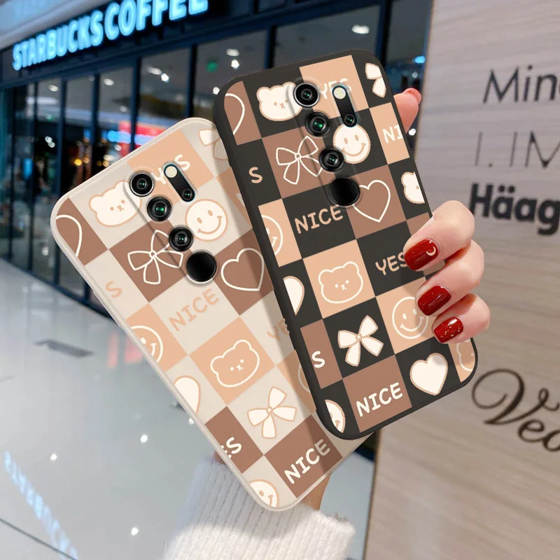 

Cute Cartoon Case For Xiaomi Redmi Note 8 Pro Case Redmi Note 9 10 Pro 10S 9S 9A 9C 9T Poco X3 Pro M3 F3 Mi 11 Lite Soft Cover