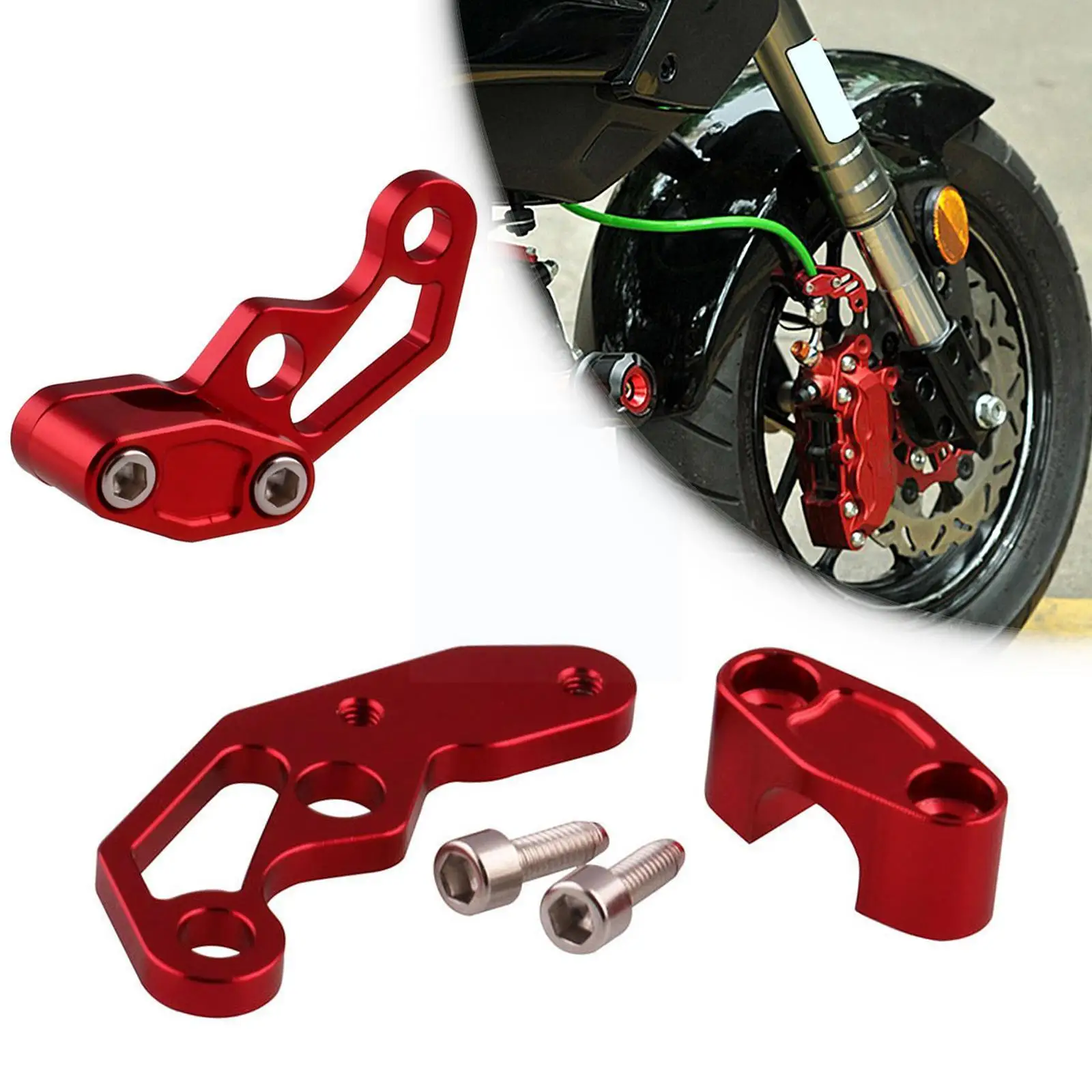 

General Clamp Motorcycle Hose Clamp Universal Oil Hose Clamp Modified Oil Pipeline Brake Line Protector Accessories For Hon R4I9