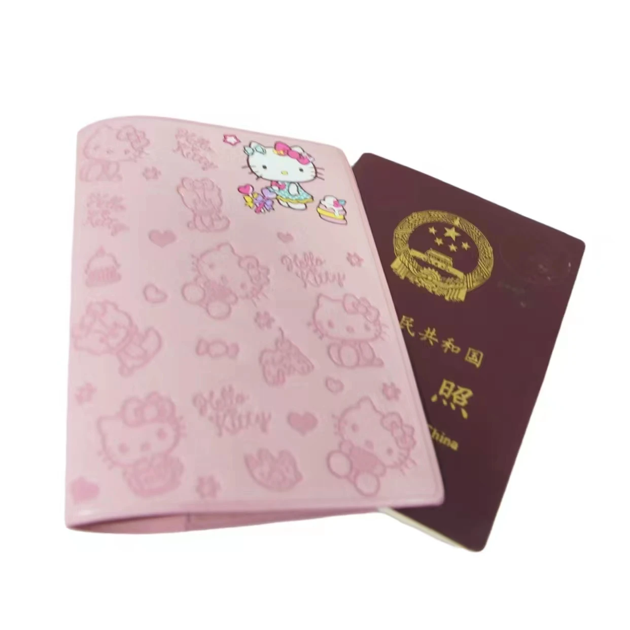 Kawaii аниме Кожаная Обложка для паспорта путешествий защитный чехол карт Mymelody Kt