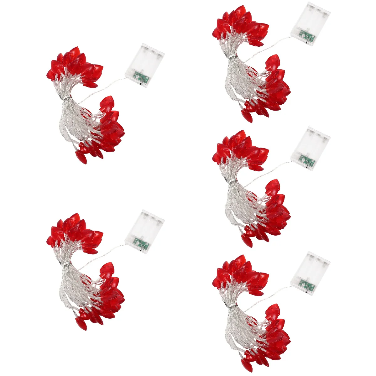 

5pcs Heart Shape String Hanging Decoration Party String Ornament