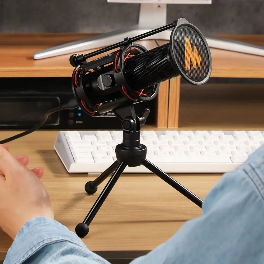 Микрофон PM471TS проводной USB-микрофон для записи емкостный микрофон сотового
