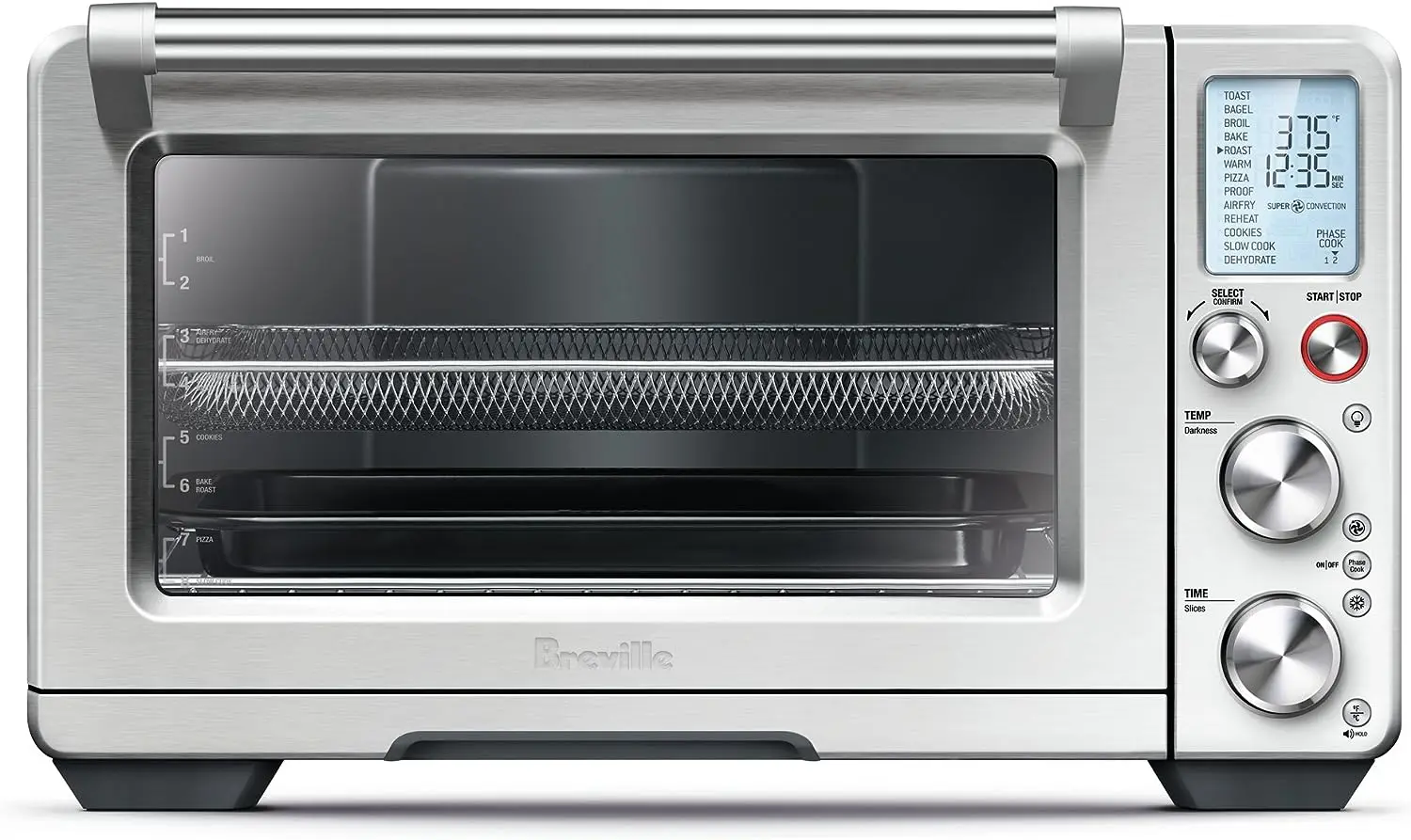 

Умная конвекция воздуха для печи и конвекционная печь для жарки (обновленная) Серебристая 17,5x21,5x12,7 дюйма (Д x Ш x В)