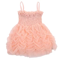newborn babys clothes girl princess kid girls tutu dresses cute pink bubble sleeveless summer party formal clothes summer dress