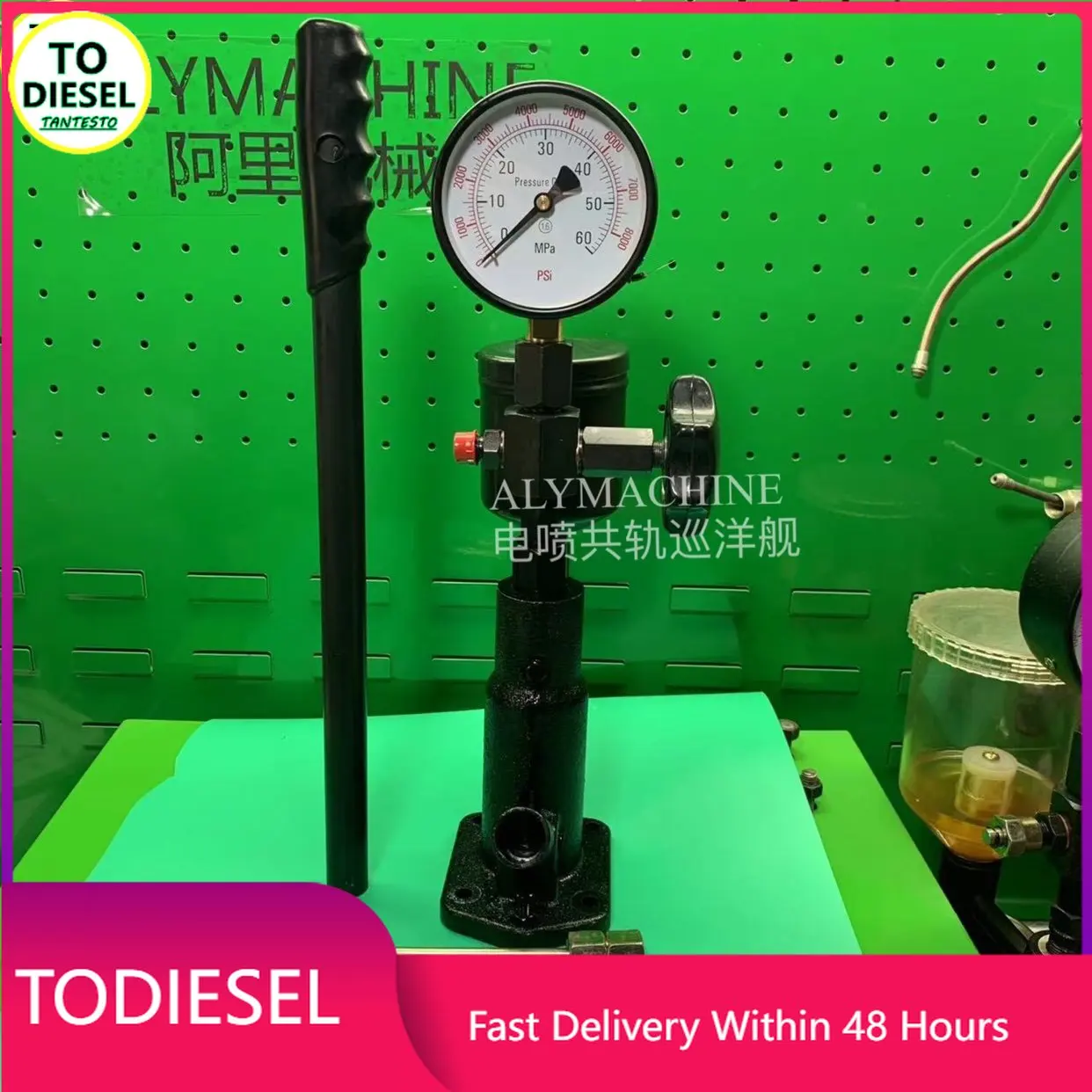 Полностью металлический Стандартный тестер инжектора дизельного топлива с общей топливной магистралью 60 МПа