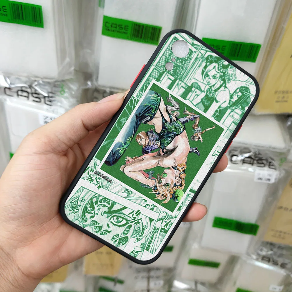 Чехлы для iPhone 16 15 14 7 8 Plus 13 12 11 Pro Max XS X 13Mini XR SE JOJO's JOLYNE CUJOH Frosted Translucent Fundas Phone Case