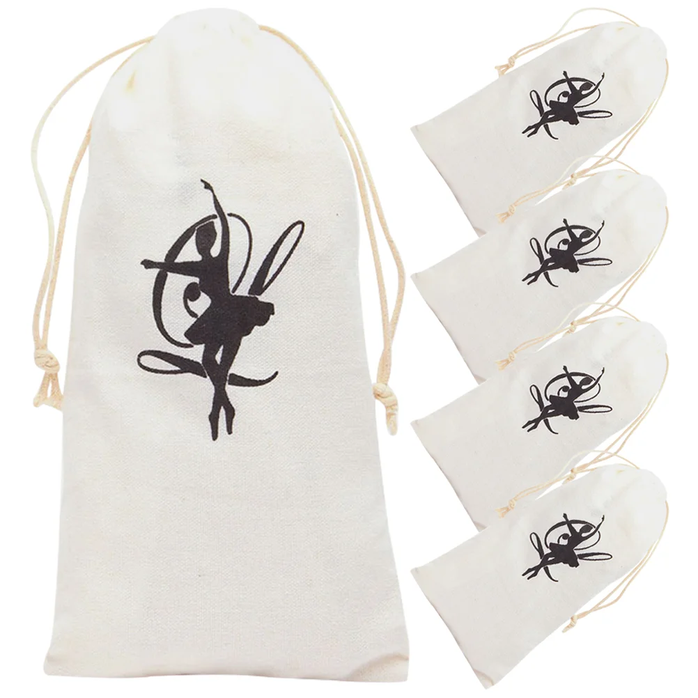 

5 шт., портативные балетные Сумки на шнурке