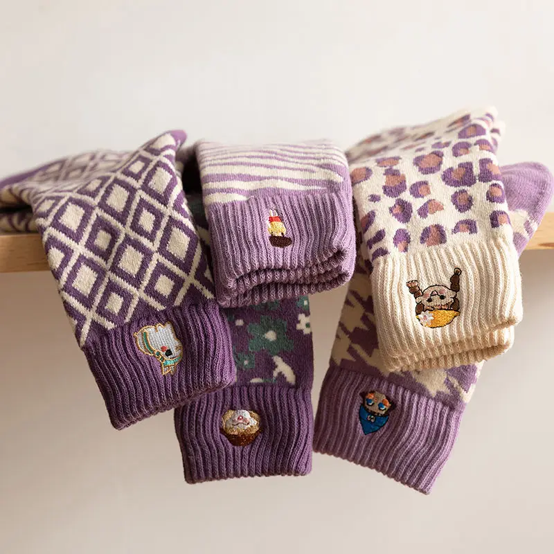 

Women's Socks Cotton of Autumn and Winter Thick Socks Japanese Cartoon Socks High Quality and Super Warm