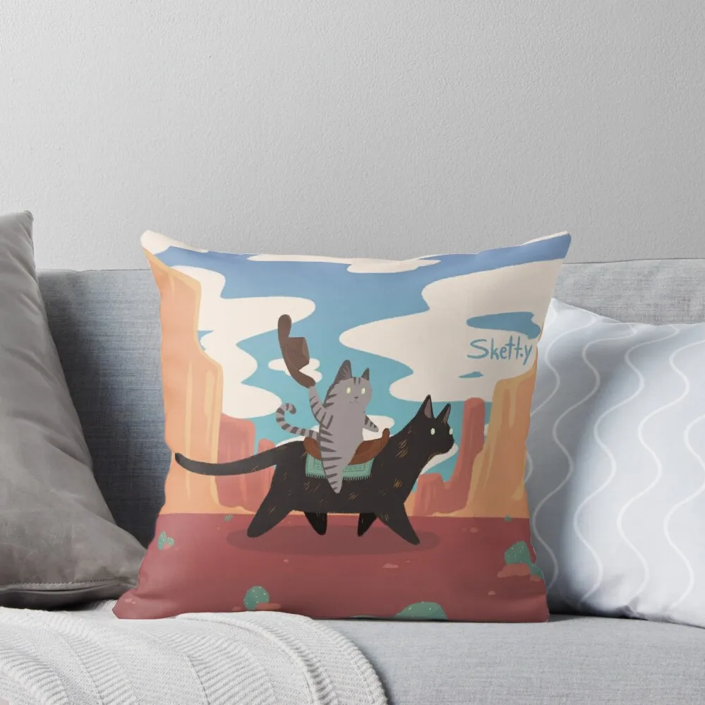 Ковбойская Подушка с котами Роскошный чехол для диванной подушки диванные