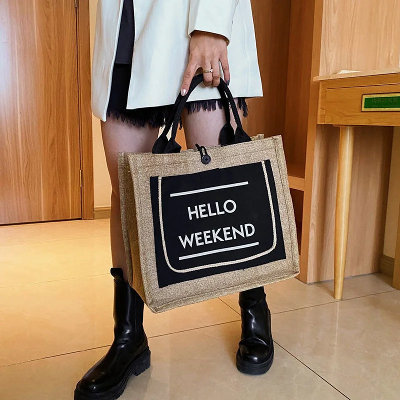 

2022 Large capacity Mommy bag new Korean version net red one Shoulder Tote Bag women's ins fashion leisure business bag