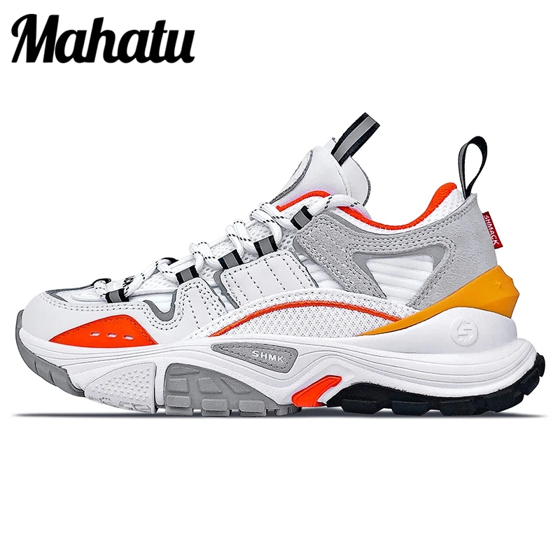 New Men Women sport Running Shoes Casual Train Shoes Genuine Leather Tennies shoes zapatillas Leisure Train Sneakers