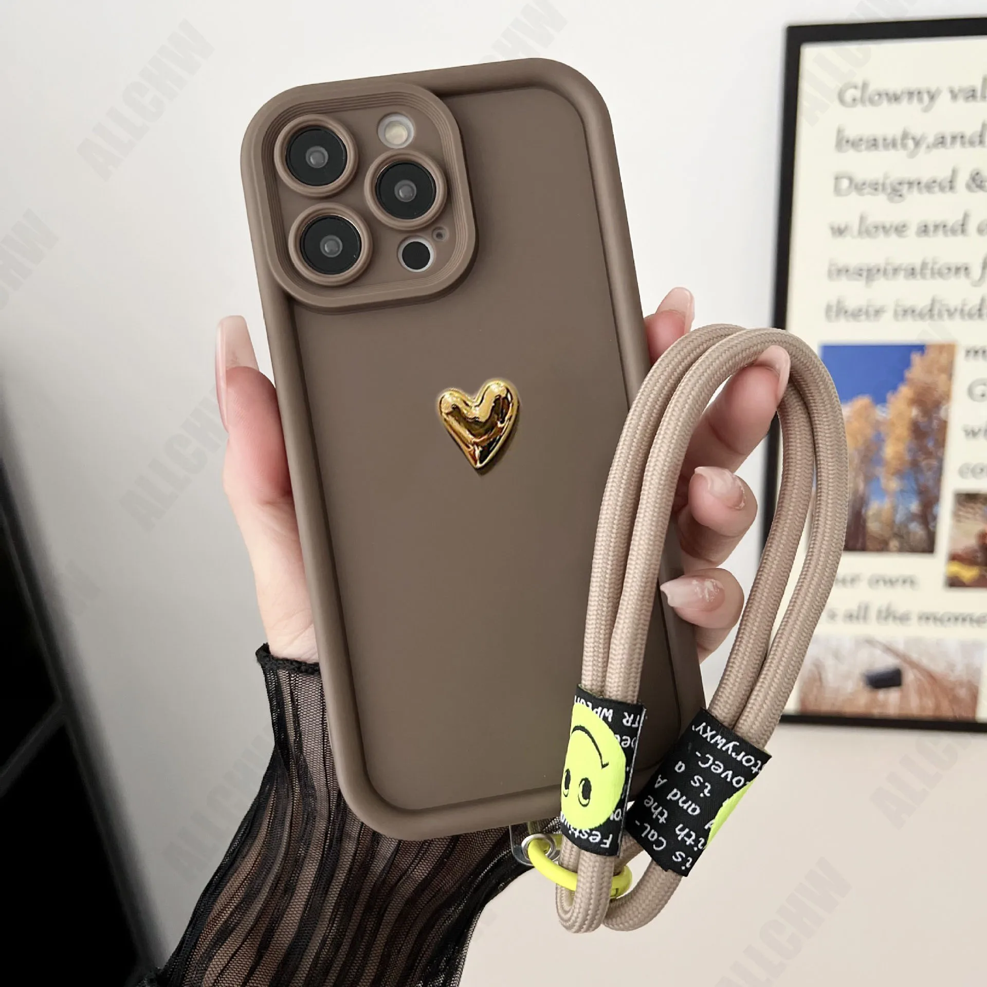 Фото Мягкий силиконовый чехол для телефона с 3D золотым сердцем для Xiaomi Mi 9 10 11 12 13 Lite 14 15 Ultra 11i 11X 12X Mi 9T 11T 12T 13T 14T Pro Cover №5