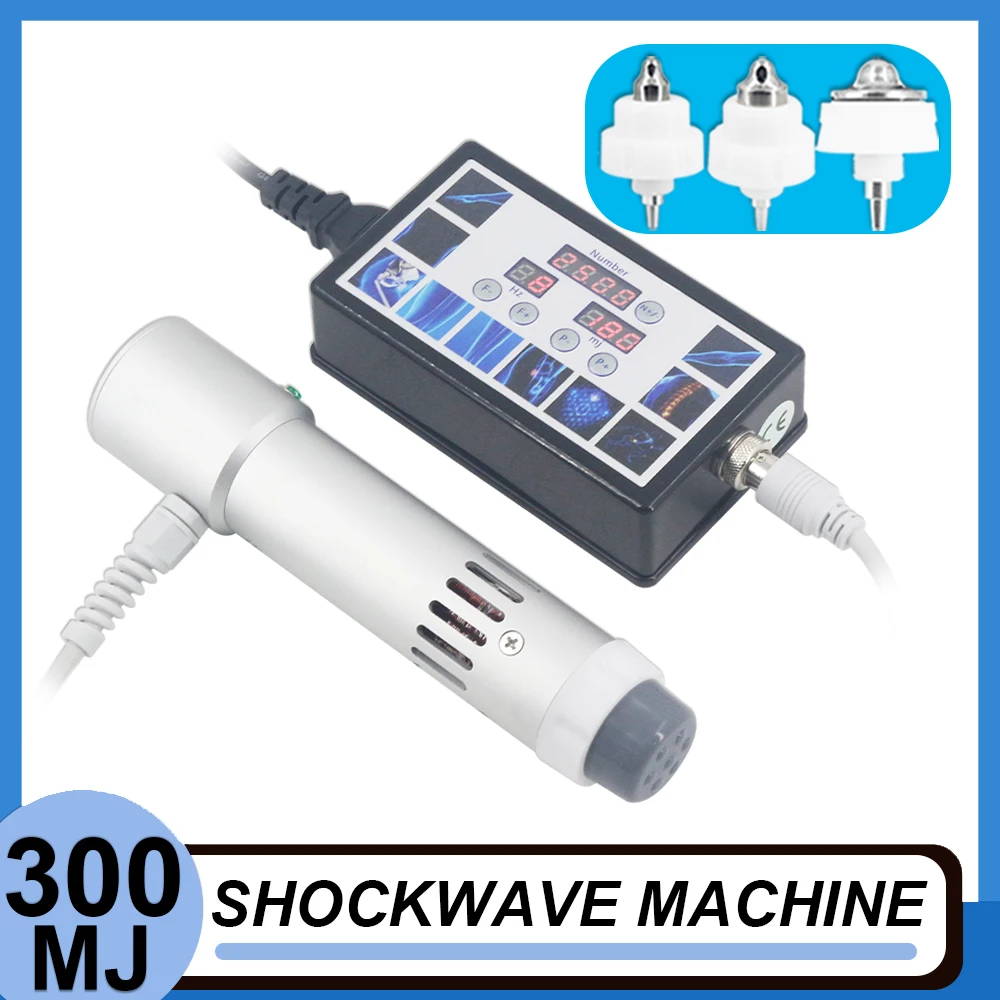 Аппарат для ударно-волновой терапии 300MJ снимает боль в плечах и шее эффективно