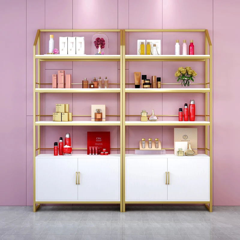 

Cosmetics cabinet display cabinet storefront display cabinet skin care products storage shelf nail salon multi-function cabinet