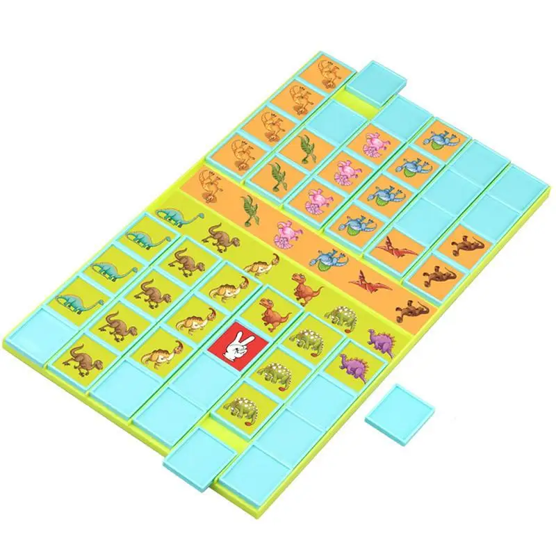 

Flip Cards Game Dinosaur Memory Match Animal Board Cards Game Early Development Education Intellectual Game For Kids Toddlers