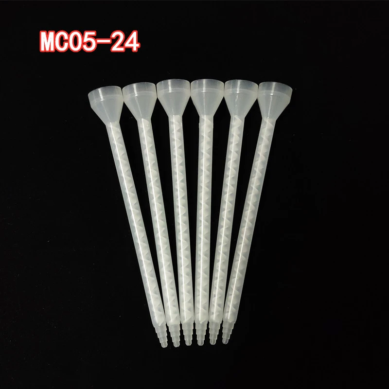 Пластиковый полимерный статический миксер PMF/FMC6-24 колокольчик с резьбой 24