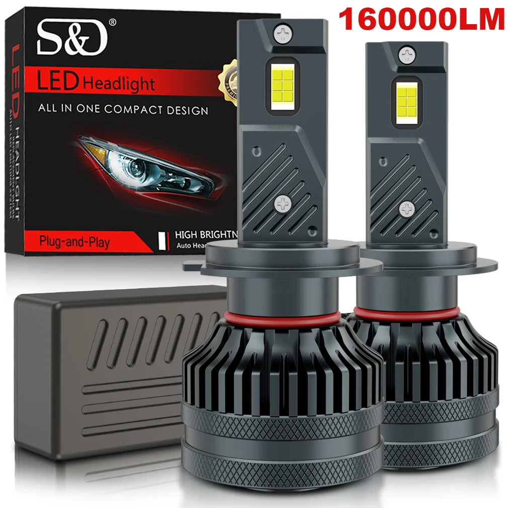 

H7 LED Canbus 7750 H8 H11 H1 H4 160000LM 500W HB3 9005 HB4 9006 9012 HIR2 LED Car Headlight Bulb Auto fog light 6500K 12V