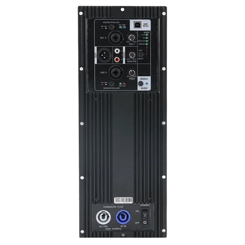 Фото Lihui 800 Вт Dsp Bluetooth 2-канальный модуль усилителя класса D, пластина питания динамика, модуль платы усилителя для активного сабвуфера №5