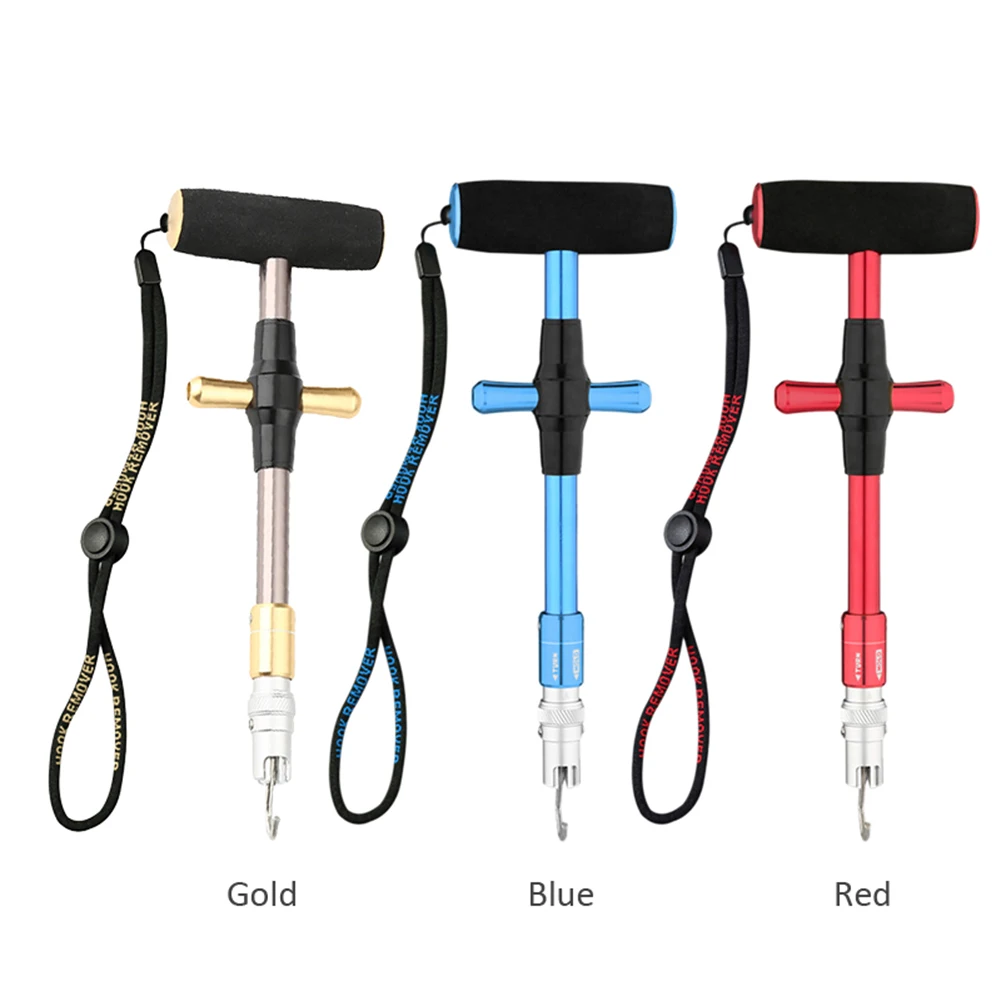 

Fishing Hook Detacher Remover Aluminum Alloy Non-Slip Handle Fishhook Safety Extractor Rapid Decoupling Device for Fishing Tools