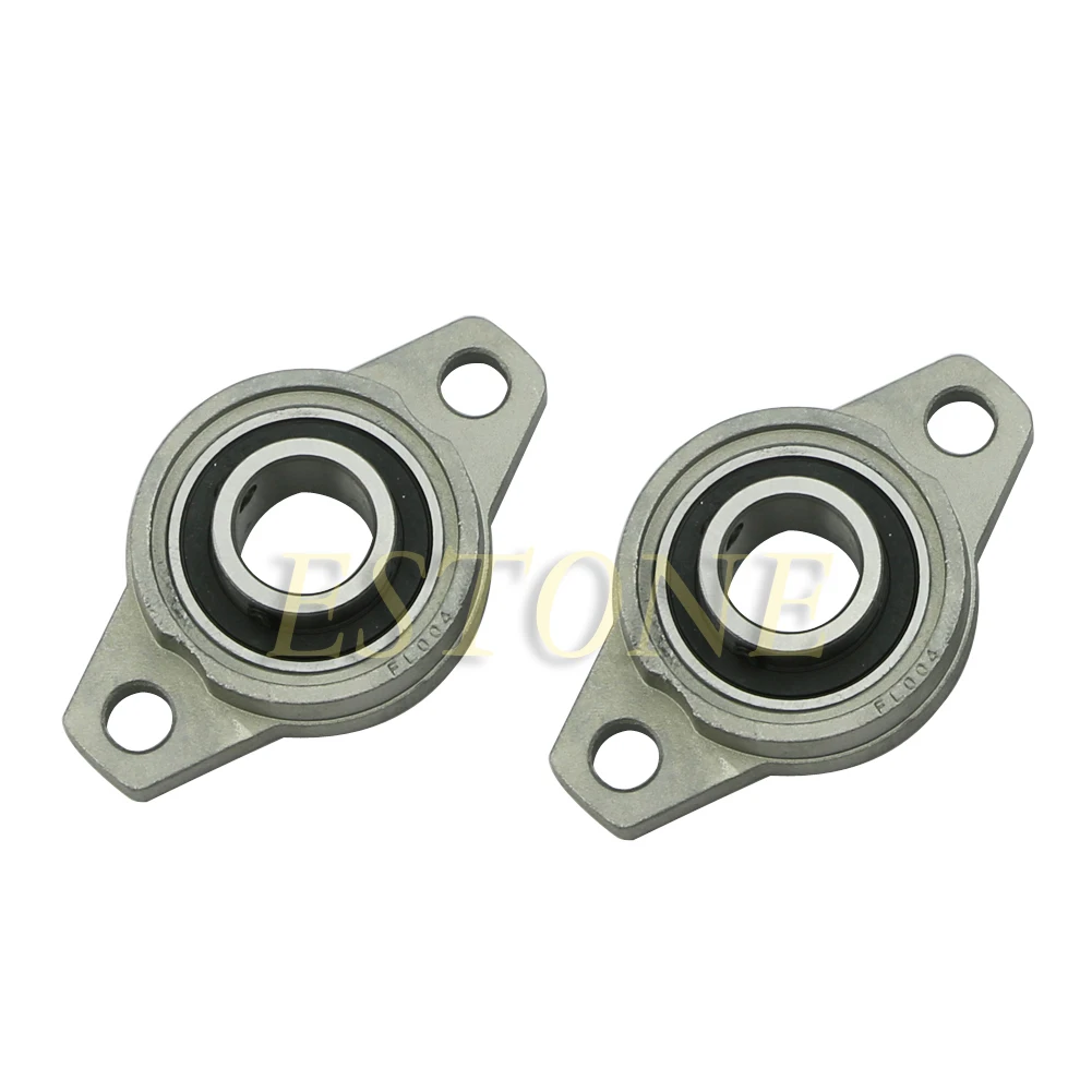 

2X Zinc Alloy Mounted Shaft Support Flange Pillow Block Bearings KFL & KP Series