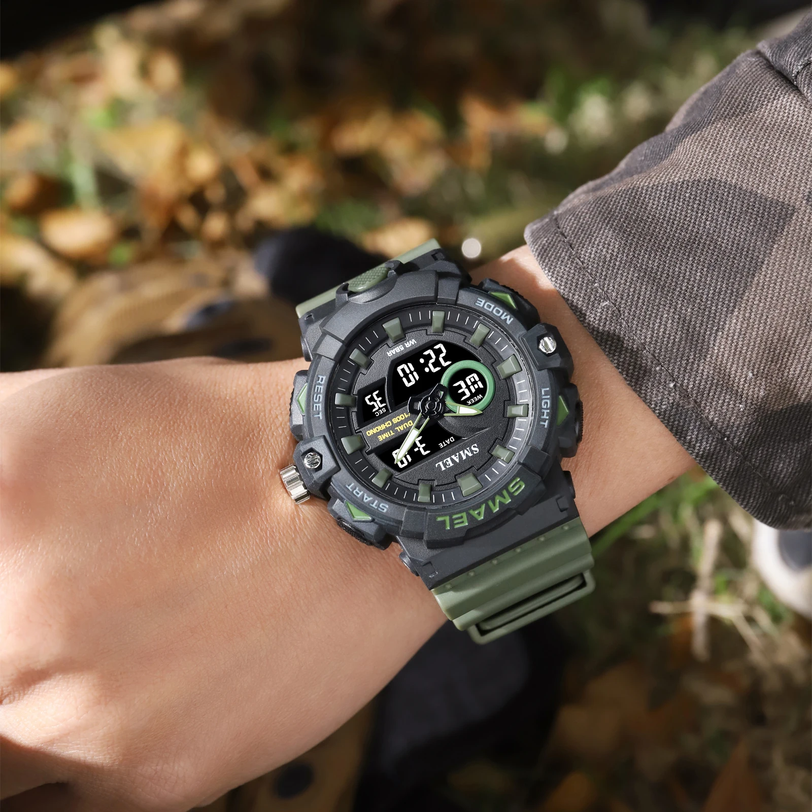 Уличные Мужские Цифровые часы нового дизайна эксклюзивные водонепроницаемые