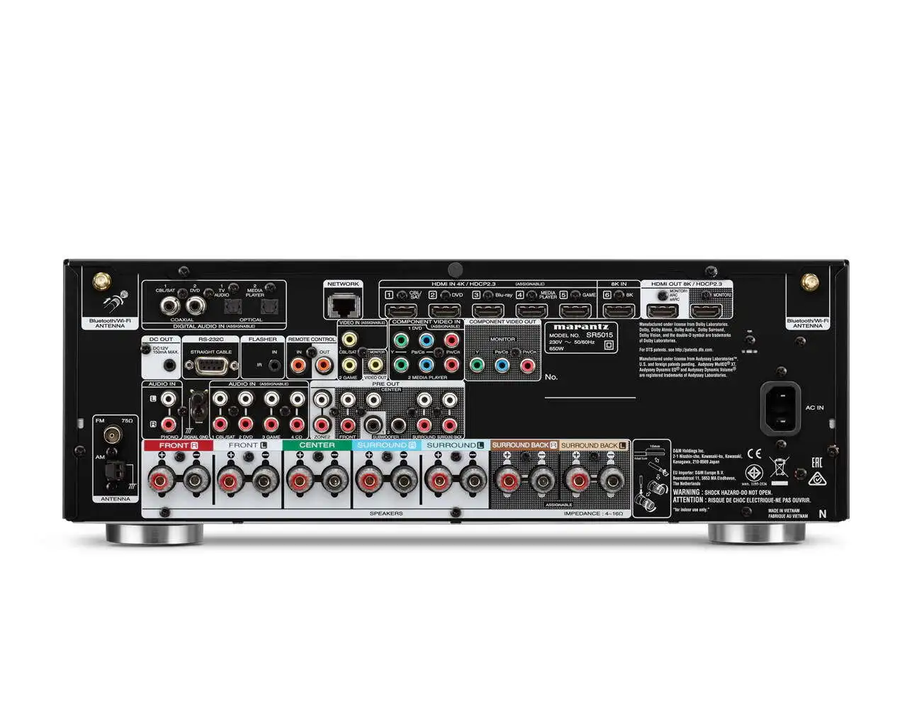 AV receiver Marantz sr5015 Black | Stage Audio