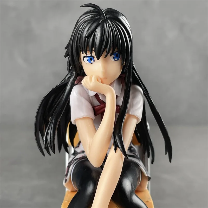 

2023 sexy 14.5cm Yukinoshita Yukino Anime Action Figure My Teen Romantic Comedy PVC Collection Toys Car Decoration Kids Gifts