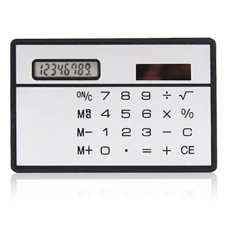 

Credit Card Cheap Solar Power Pocket Calculator Novelty Small Travel Compact wholesale