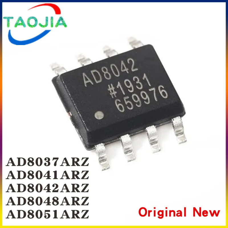 Набор микросхем AD8037ARZ AD8037 8037A AD8041ARZ 8041A AD8042ARZ AD8042 AD8048ARZ AD8048 8048A AD8051ARZ AD8051 8051A sop-8, 10 шт.