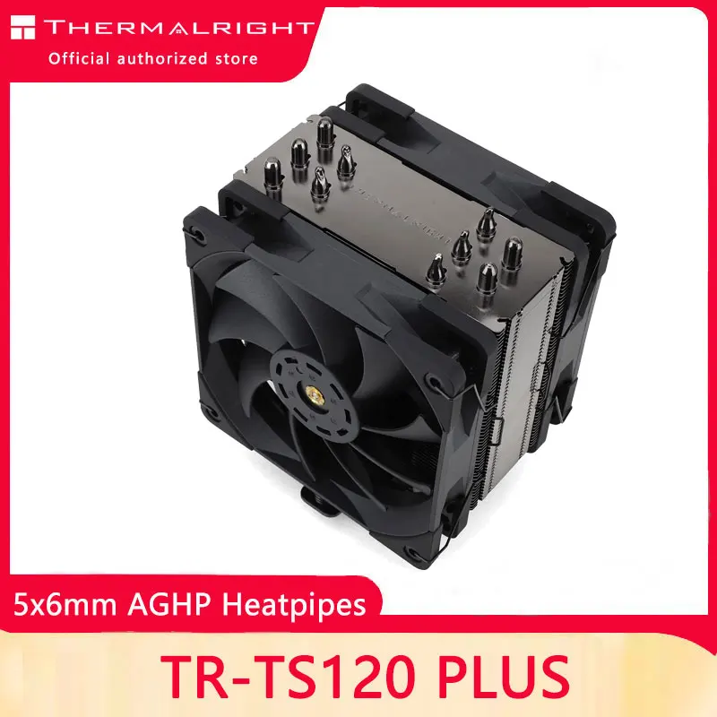 مبرد الهواء وحدة المعالجة المركزية الأفضل من Thermalright True Spirit 120 Rev.B Plus 5 أنابيب حرارية مبرد مع مروحة PWM لـ AMD AM4 Intel 115X 1200 2066