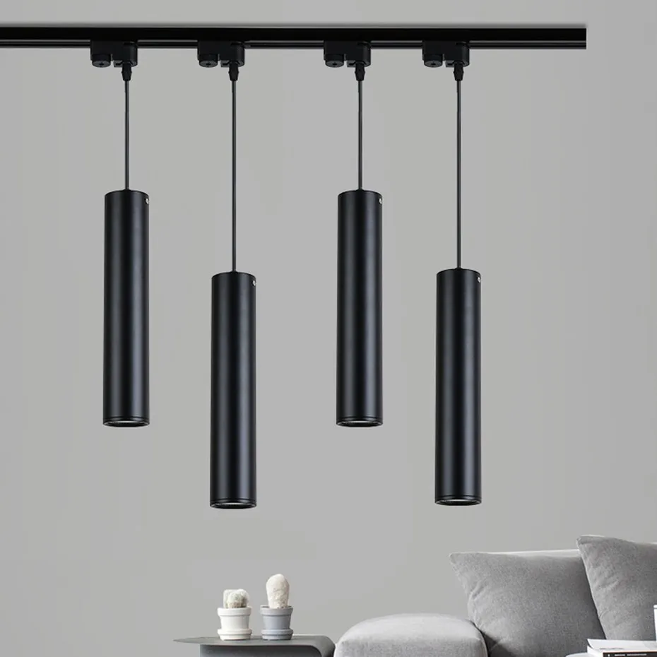 Cylindrical LED Chandelier Lamp Spotlight for Counter Kitche