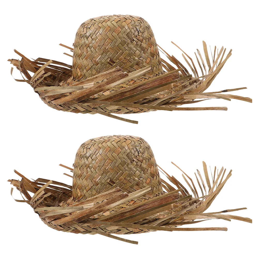 Соломенная шляпа Beachcomber 2 шт. соломенная ручной работы компактная складная от