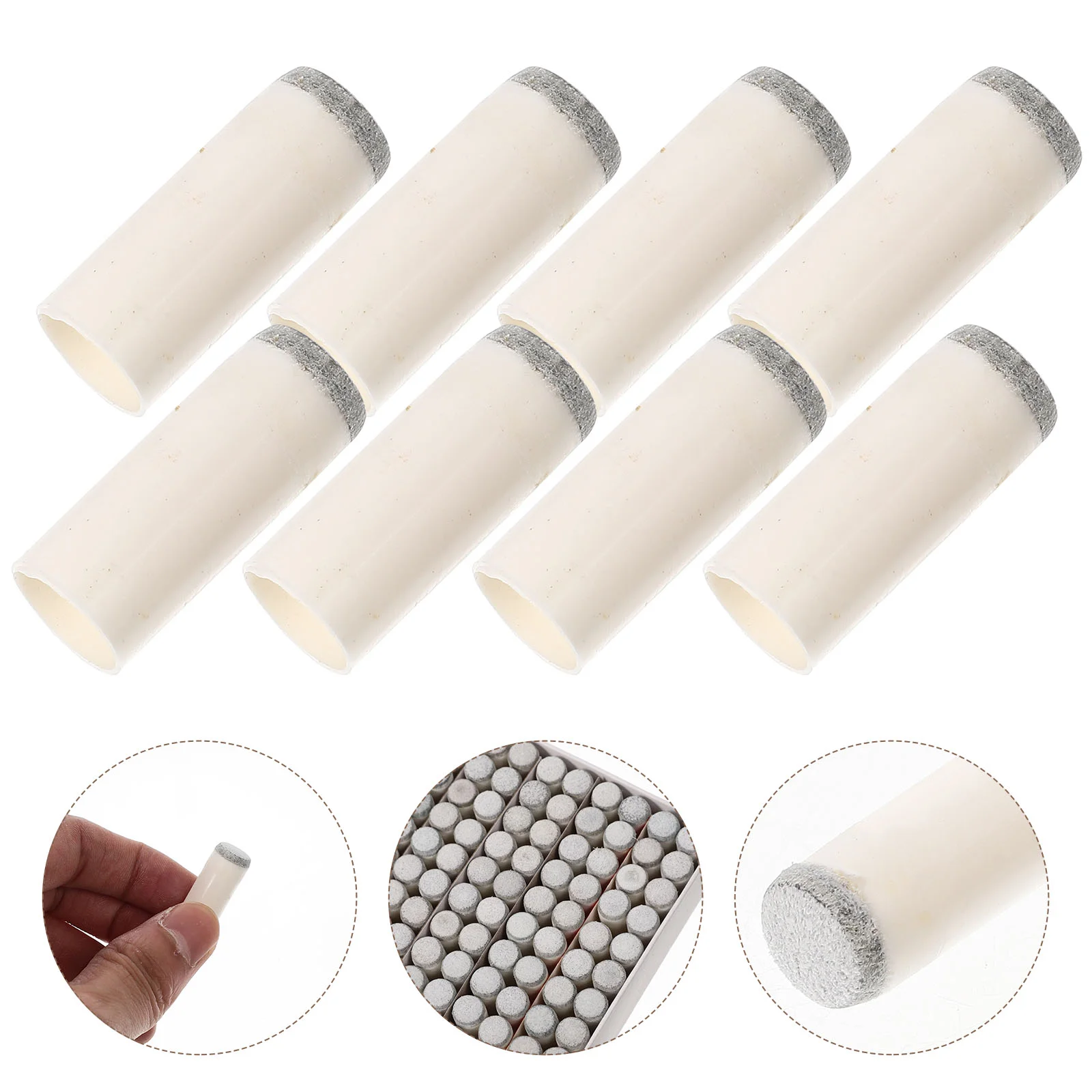 

Cue Tip Replacement Replaceable Tips Pool Billiard Parts Portable Stick